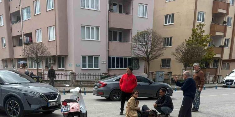 Minik avtomobili və motosiklet toqquşdu: 1 yaralı