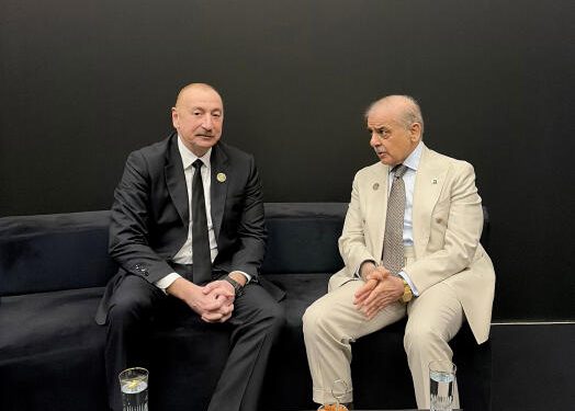 Prezident İlham Əliyev Antalya Diplomatiya Forumu çərçivəsində Pakistanın Baş naziri ilə görüşüb - FOTOLAR