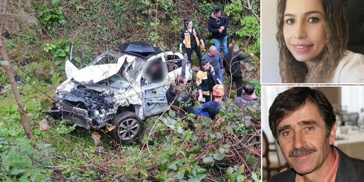 Avtomobil aşdı: Ata və qızı öldü