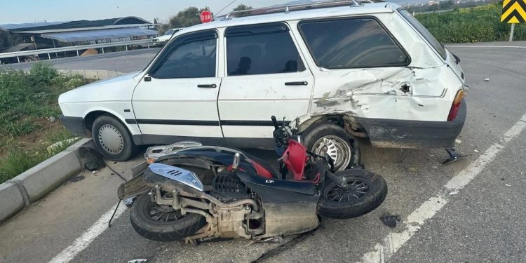 Minik avtomobili və motosiklet toqquşdu: 1 ölü