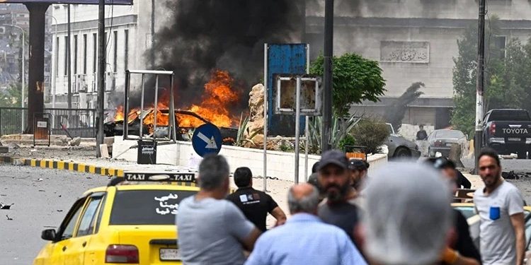 Suriyada partlayış oldu