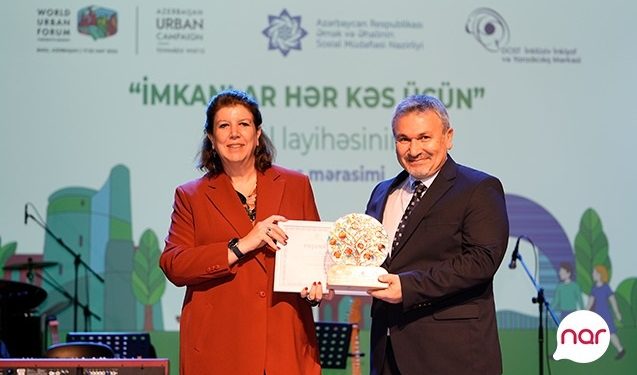 “Nar” “İmkanlar hər kəs üçün” layihəsinin bağlanış mərasimində iştirak edib