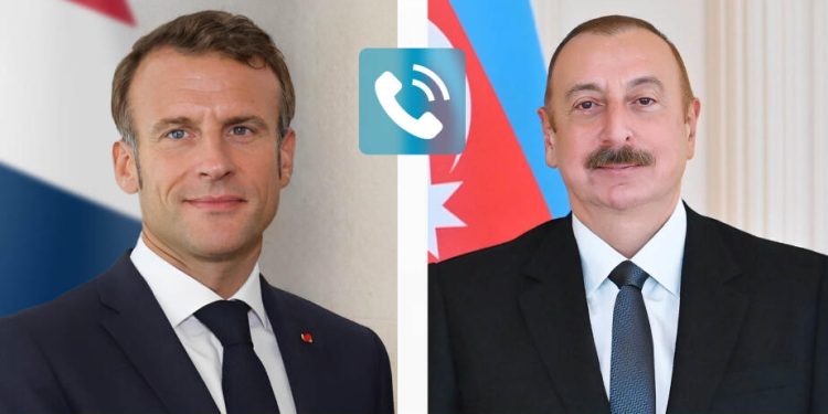 Emmanuel Makron İlham Əliyevə zəng vurub