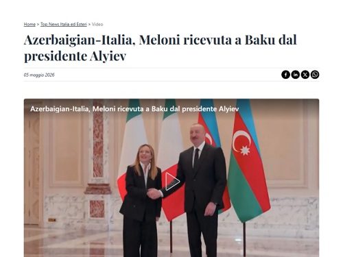 Dünya mediası Ciorcia Meloninin İlham Əliyevlə Bakıda apardığı danışıqları geniş işıqlandırıb - FOTOLAR