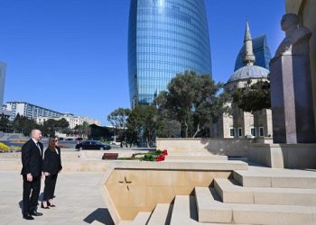 Faşizm üzərində Qələbə uğrunda mübarizədə həlak olan Azərbaycan övladlarının xatirəsi ehtiramla anılıb – VİDEO – FOTOLAR