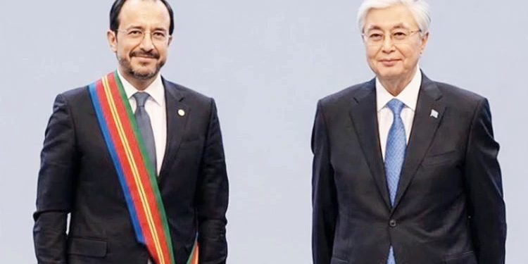 Hristodulidis Qazaxıstanda səfər edib