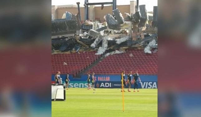 İsveç millisinin məşq etdiyi stadion təəccübləndirdi - VİDEO
