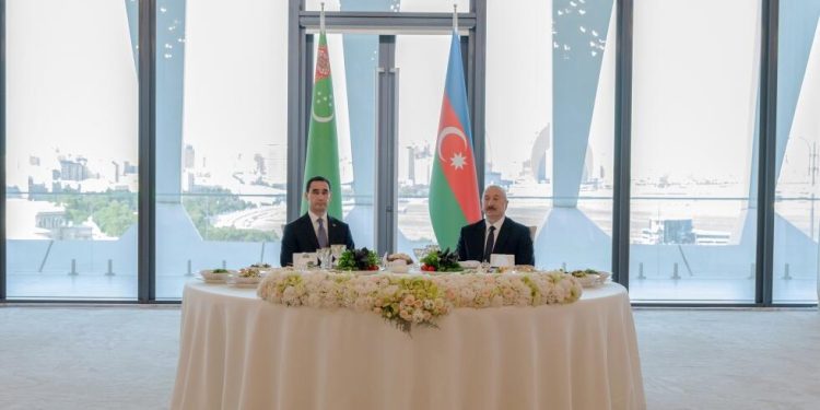 Prezident İlham Əliyevin adından Türkmənistan Prezidentinin şərəfinə dövlət ziyafəti verilib -VİDEO-FOTOLAR