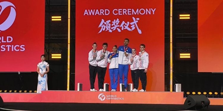 Gimnastlarımız Dünya kubokunda qızıl medal qazandılar
