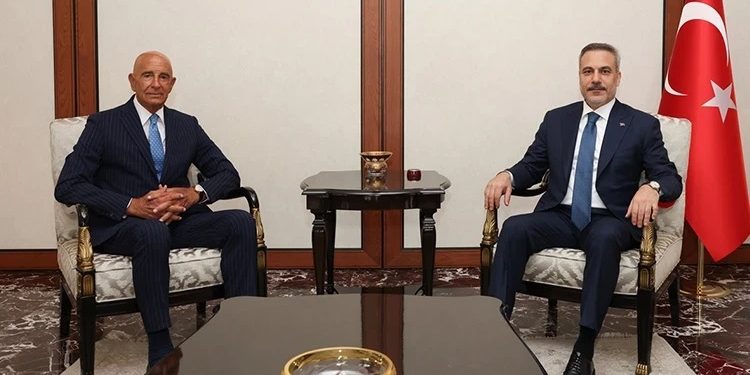 Hakan Fidan ABŞ səfiri ilə görüşdü