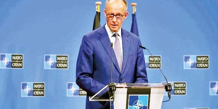 Merz: "ABŞ ilə bərabərik"