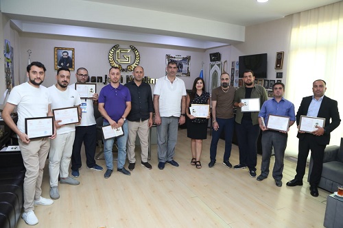 "Ganjavi Holding" jurnalistləri peşə bayramı münasibətilə təbrik edib - FOTOLAR
