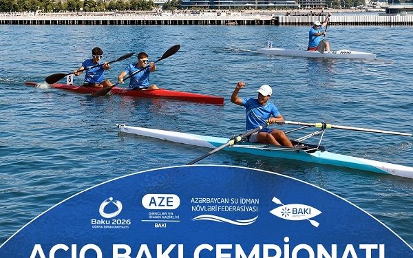 Avarçəkmə və kanoe üzrə açıq Bakı çempionatı keçiriləcək