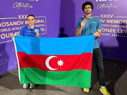 İki atletimiz Qazaxıstanda medal qazandı
