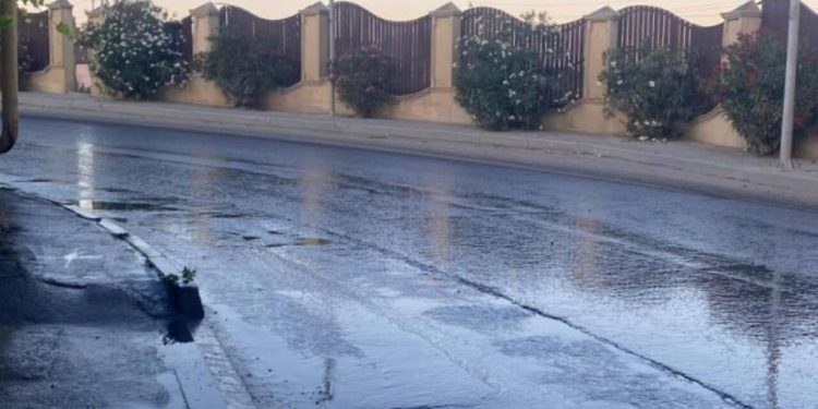 Bakının bu qəsəbəsində su borusu partladı - Son vəziyyət