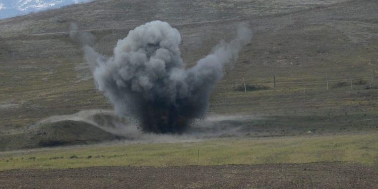 Cəbrayıl rayonunda mina partladı, 1 nəfər xəsarət aldı