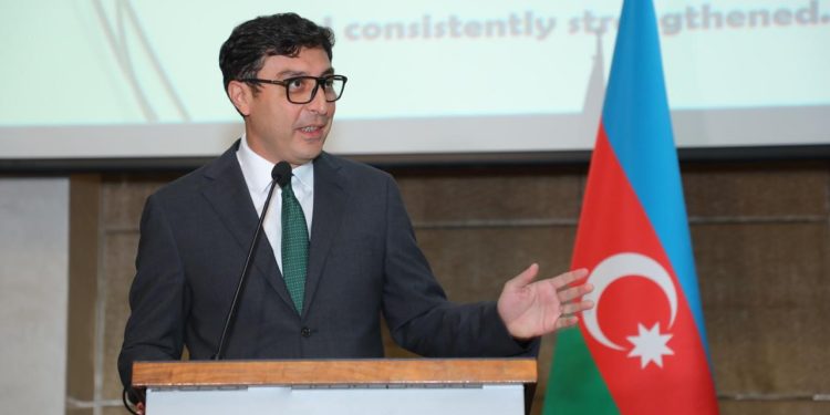 Fərid Qayıbov Misir Ərəb Respublikasının milli gününün 74-cü ildönümü münasibətilə təşkil olunan qəbulda iştirak edib