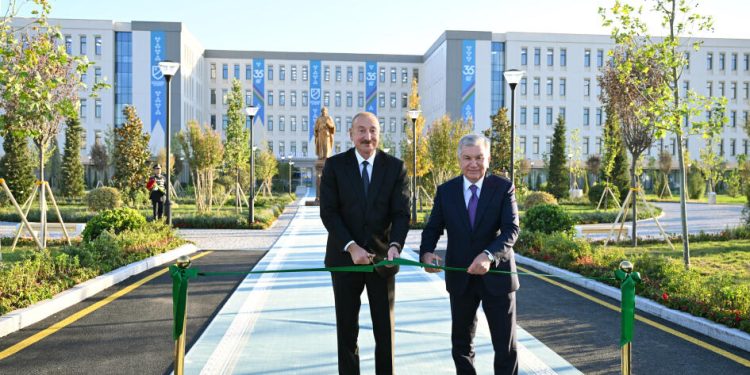 Daşkənddə Nizami Gəncəvi adına Milli Pedaqoji Universitetin açılışı olub - FOTOLAR