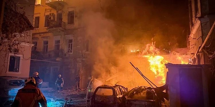 Rusiyadan Ukrayna limanlarına zərbələr