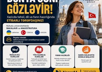 Xaricdə təhsil, ingilis dili və müxtəlif fənn kursları axtaranların NƏZƏRİNƏ!