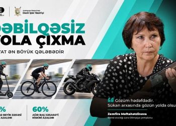 “Dəbilqəsiz yola çıxma – həyat ən böyük qələbədir” ictimai maarifləndirmə kampaniyasına start verilib