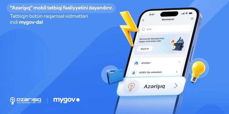 “Azərişıq” ASC-nin rəqəmsal xidmətləri “mygov” platformasına inteqrasiya edilir