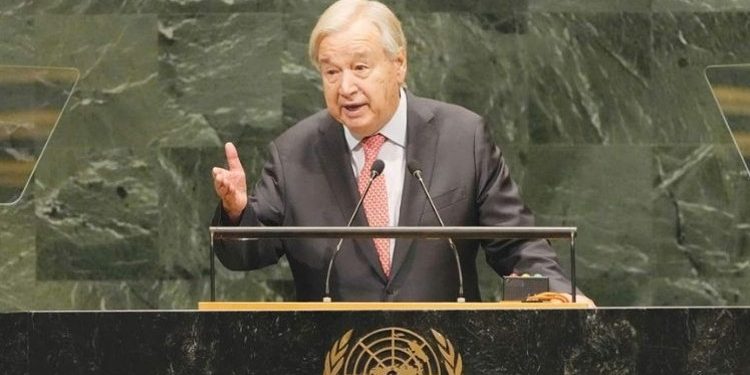 Guterres: Qəzzada belə dağıntı görməmişəm