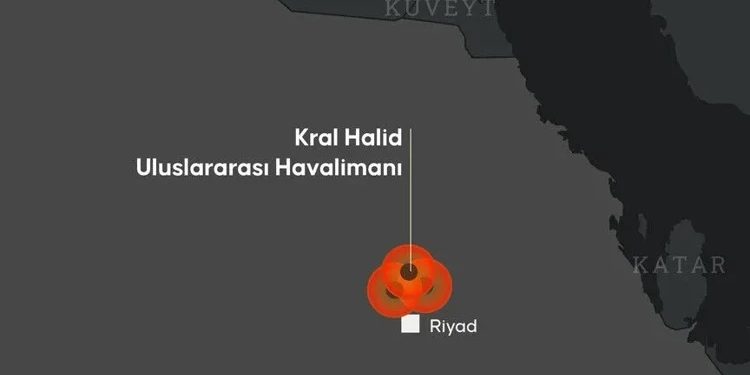 Ər-Riyad hava limanının sərnişin terminalına yenidən hücum edilib