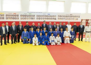 Respublika Olimpiya İdman Liseyinin əsaslı təmirdən sonra yenilənmiş cüdo zalının açılışı olub