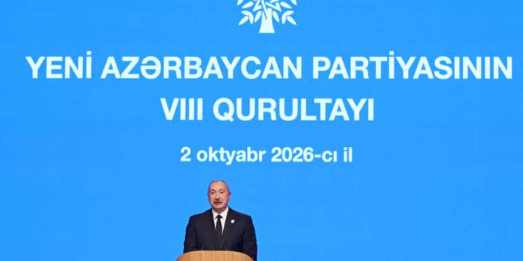 Prezident İlham Əliyev: Yeni Azərbaycan Partiyası Cənubi Qafqazın ən böyük siyasi qüvvəsidir