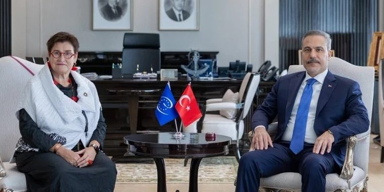 Hakan Fidan Avropa Şurası Parlament Assambleyasının sədri ilə görüşüb