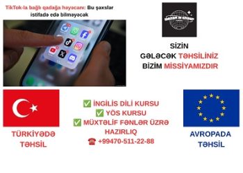 TikTok-la bağlı qadağa həyəcanı: Bu şəxslər istifadə edə bilməyəcək