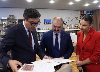 Fərid Qayıbov Viktor Lukaşenkonu qəbul edib
