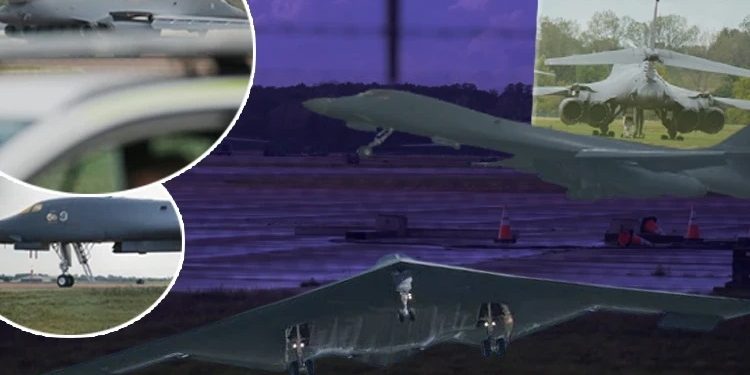 ABŞ bombardmançı təyyarələrini Britaniyadakı bazadan geri çəkdi
