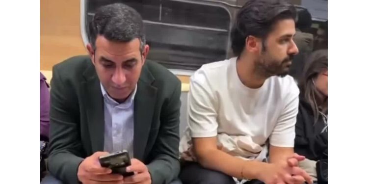 Əmrahın oğlu Bakı metrosundan paylaşım etdi - VİDEO
