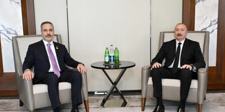 Prezident İlham Əliyev Hakan Fidanı qəbul edib